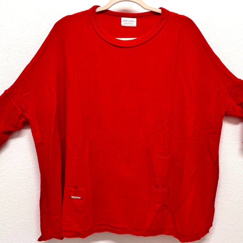 MERSEA Red Catalina Sweater